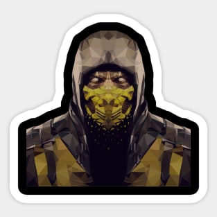 Scorpion in Lowpoly Style Sticker